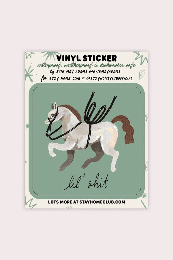 Lil  Shit (Pony) Vinyl Sticker Supply - Image 2
