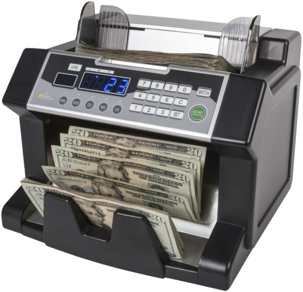 Royal Sovereign RBC3100 Elect Bill Counter with Counterfeit Detection 1200 Bills Min New For Sale