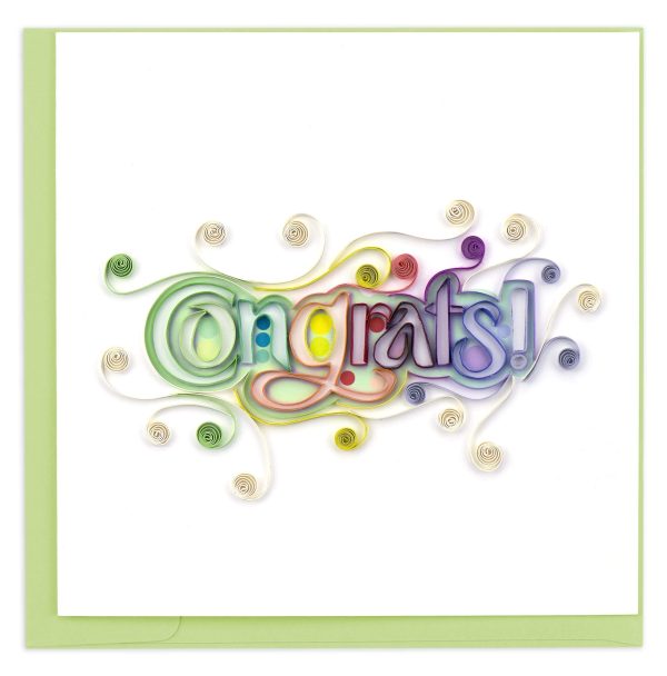 Quilled Congrats Card Discount