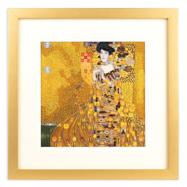 Framed Art-Size Artist Series - The Lady in Gold, Klimt For Sale
