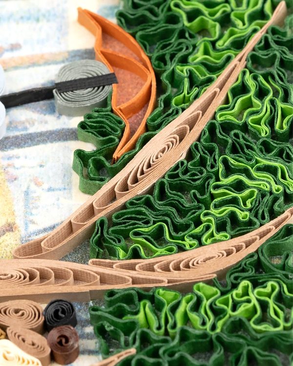 Framed Artist Series - Quilled A Sunday Afternoon on the Island of La Grande Jatte, Seurat Online Hot Sale - Image 5