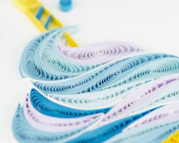 Quilled Cupcake & Candle Birthday Card Online Sale - Image 4
