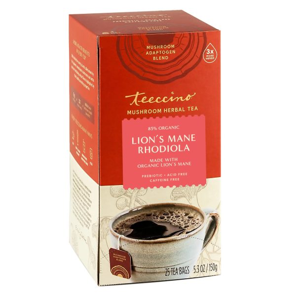 Lion s Mane Rhodiola Rose Mushroom Herbal Tea Fashion - Image 2