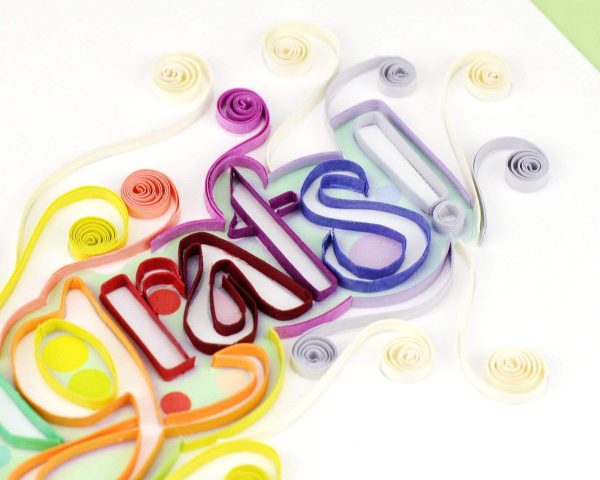 Quilled Congrats Card Discount - Image 2