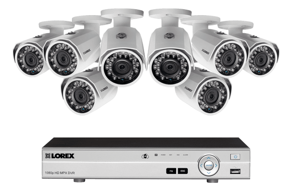 Lorex MPX88W 1080P 8 Camera 8 Channel DVR Surveillance Security System New Discount